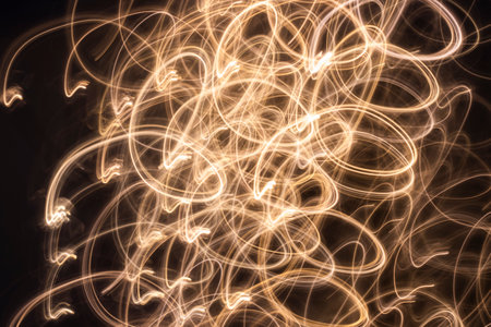 abstract lights background and wallpaperの写真素材