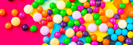 colorful sweet candy background