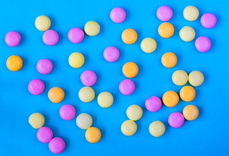 colorful sweet candy backgroundの写真素材