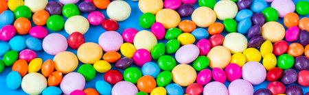 colorful sweet candy backgroundの写真素材