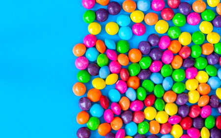colorful sweet candy backgroundの写真素材