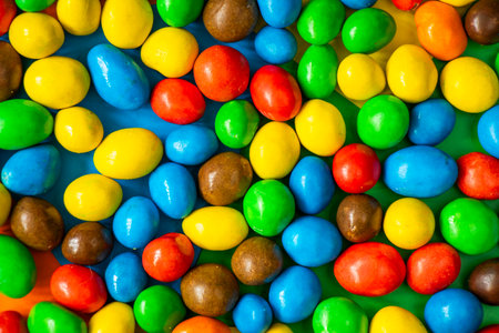 colorful candies, multicolored gradientの写真素材