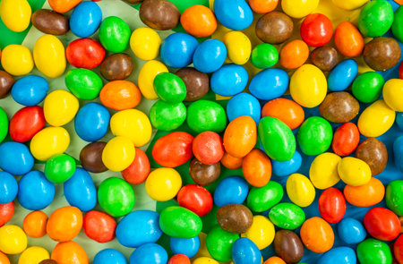 colorful candies, multicolored gradientの写真素材