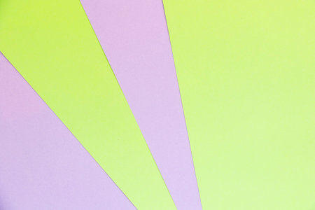 Colorful paper background, paper board and geometric figures