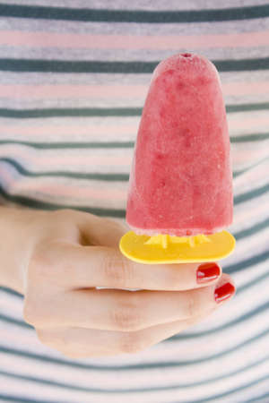 cherry ice pops