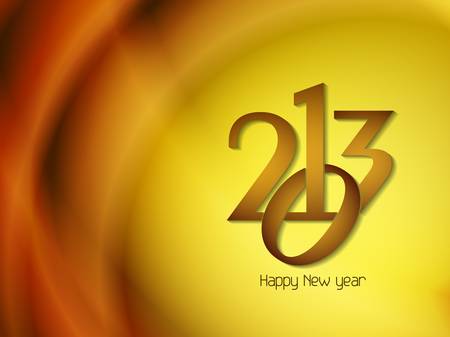 Beautiful happy new year 2013 design.のイラスト素材