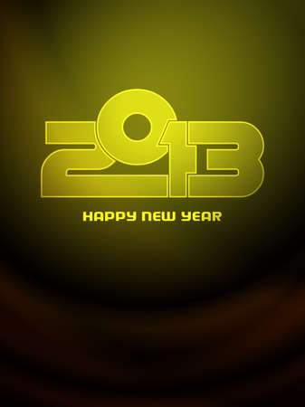 Beautiful happy new year 2013 design. のイラスト素材