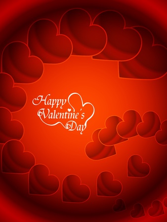 Beautiful love background with hearts.のイラスト素材