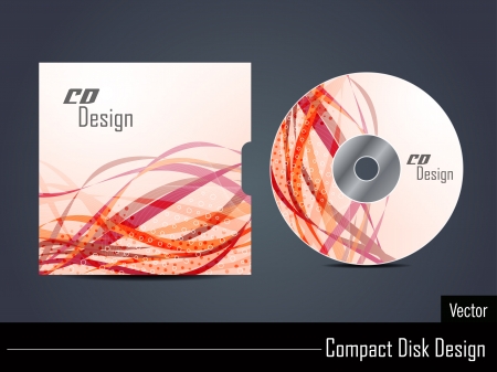 Presentation of vector cd cover design.のイラスト素材