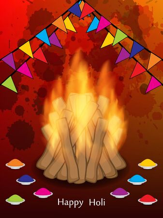 abstract colorful background for indian festival Holi. vector illustrationのイラスト素材