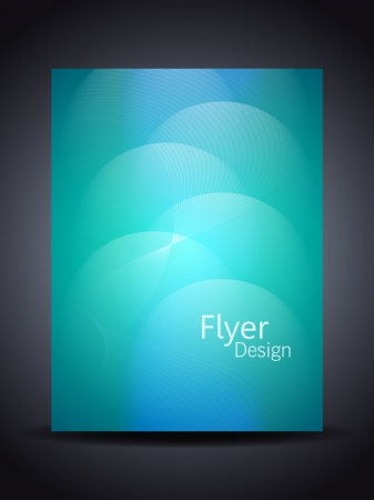 Presentation of creative corporate flyer or cover design.のイラスト素材