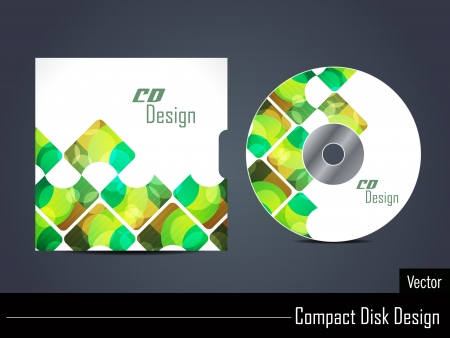 CD cover designのイラスト素材