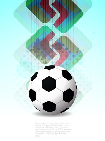 creative football background with colorful modern designのイラスト素材