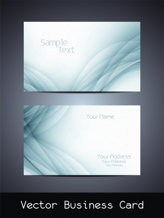 visiting card designのイラスト素材