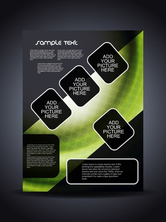 Flyer designのイラスト素材