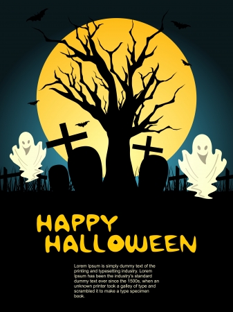 creative halloween backgroundのイラスト素材