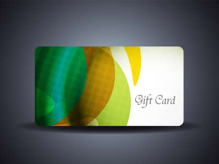 abstract beautiful gift card designのイラスト素材
