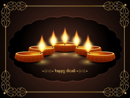 religious background design for Diwali のイラスト素材
