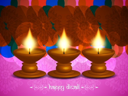 religious background design for Diwali のイラスト素材