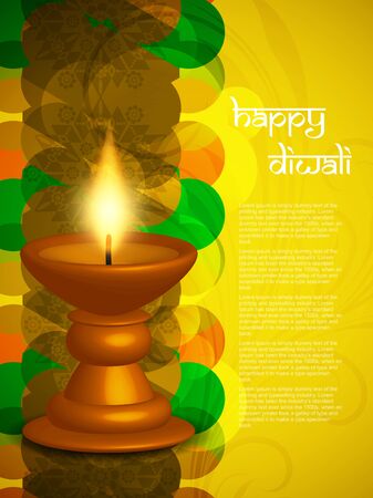 religious background design for Diwali のイラスト素材