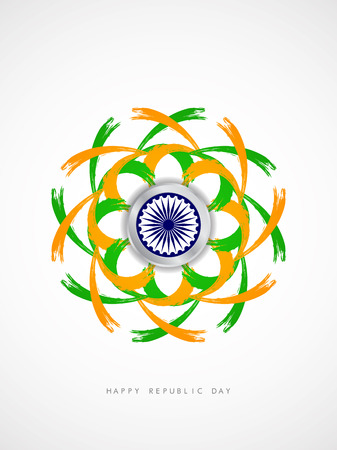 Indian flag theme designのイラスト素材