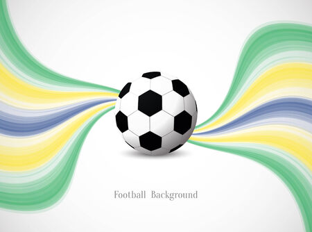 Brazil color theme football background のイラスト素材