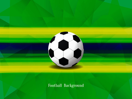 Brazil color theme football background のイラスト素材