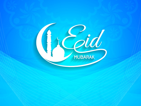Creative Eid Mubarak background design  のイラスト素材