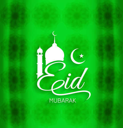 Creative Eid Mubarak background design  のイラスト素材