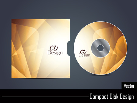 Presentation of colorful vector cd cover design.のイラスト素材