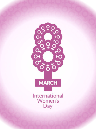 Creative background design for womens dayのイラスト素材