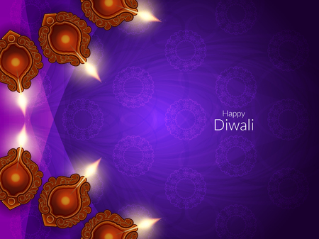 Happy Diwali background designのイラスト素材