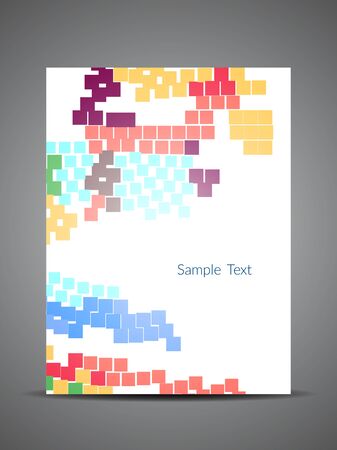 Abstract elegant colorful modern flyer design.のイラスト素材