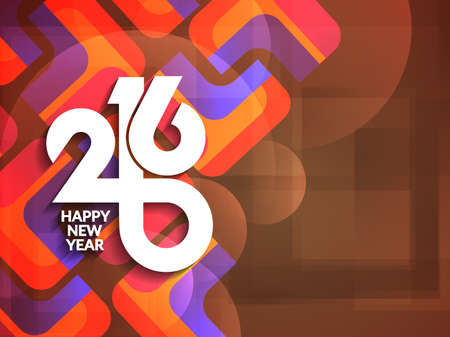 Happy new year 2016 card