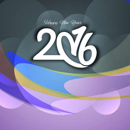Happy new year 2016 backgroundのイラスト素材