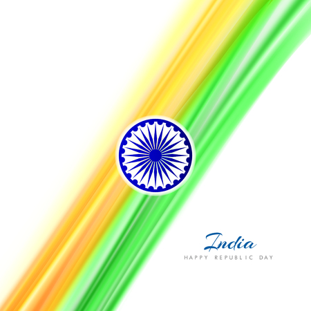 Indian flag theme background designのイラスト素材