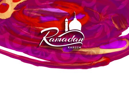 Colorful Ramadan Kareem background designのイラスト素材