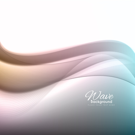 Modern colorful wave backgroundのイラスト素材