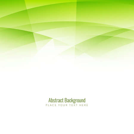 Abstract green wave modern backgroundのイラスト素材