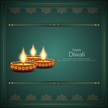 Abstract Happy Diwali religious backgroundのイラスト素材