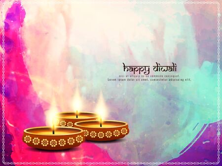 Abstract Happy Diwali backgroundのイラスト素材