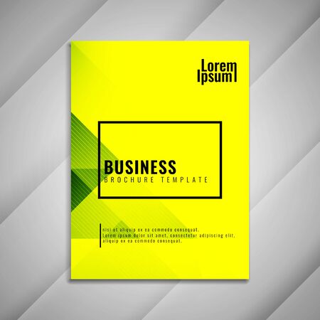 Abstract business brochure geometric template designのイラスト素材