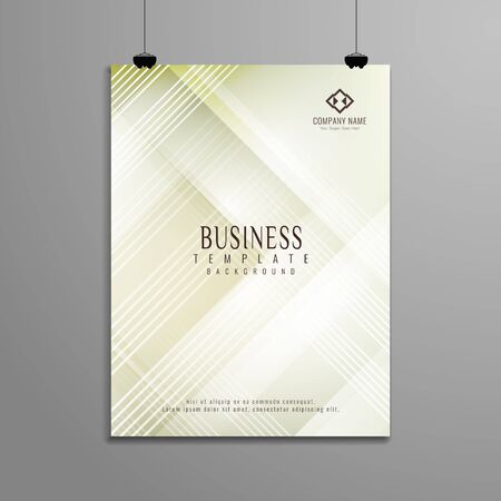Abstract elegant geometric business brochure template designのイラスト素材