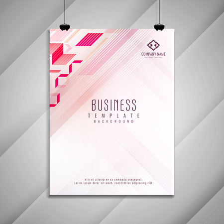 Abstract Business brochure template designのイラスト素材