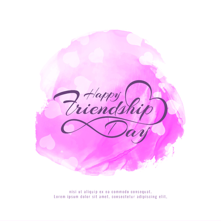 Abstract stylish Happy Friendship day backgroundのイラスト素材