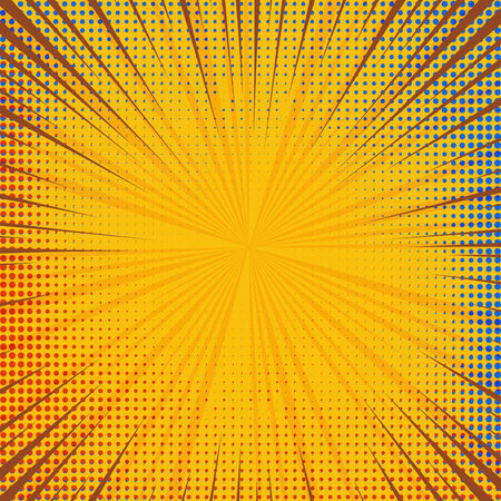 Abstract comic lines backgroundのイラスト素材