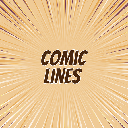 Abstract comic lines backgroundのイラスト素材
