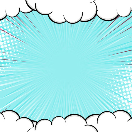 Abstract comic book background designのイラスト素材