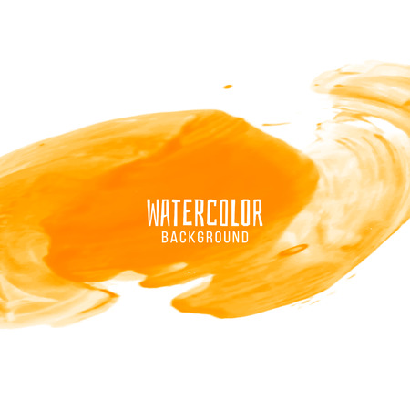 Abstract yellow watercolor design backgroundのイラスト素材