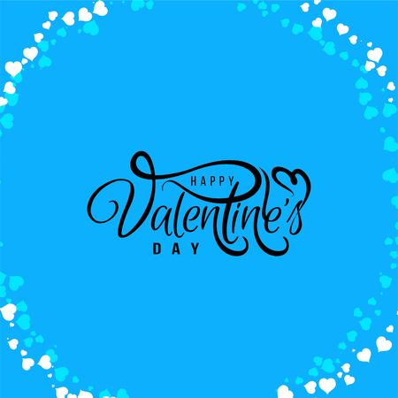 Abstract Happy Valentine's day greeting cardのイラスト素材